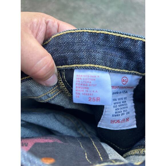 NWT Ag Adriano Goldschmied The Club Boot Cut Denim Jeans Blue Cotton Blend Sz 25 - Picture 9 of 11